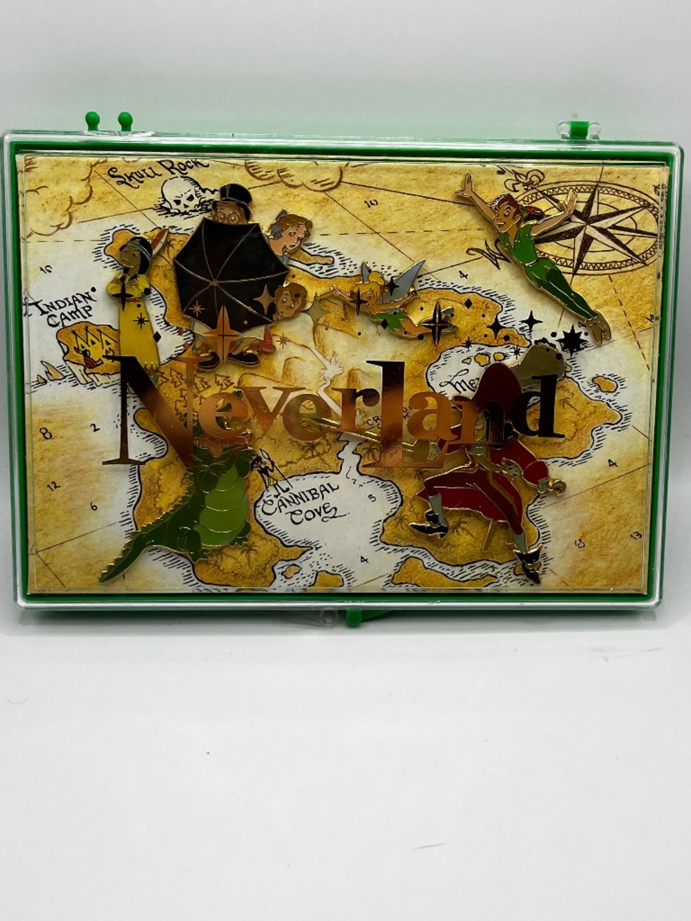 Disney NeverLand 40th Anniversary Commemorative Set 6 Disney Pin Pins Peter Pan